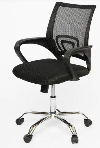 Silla Giratoria Ergonómica para Oficina con Ruedas y Apoyabrazos - Resistente y Confortable